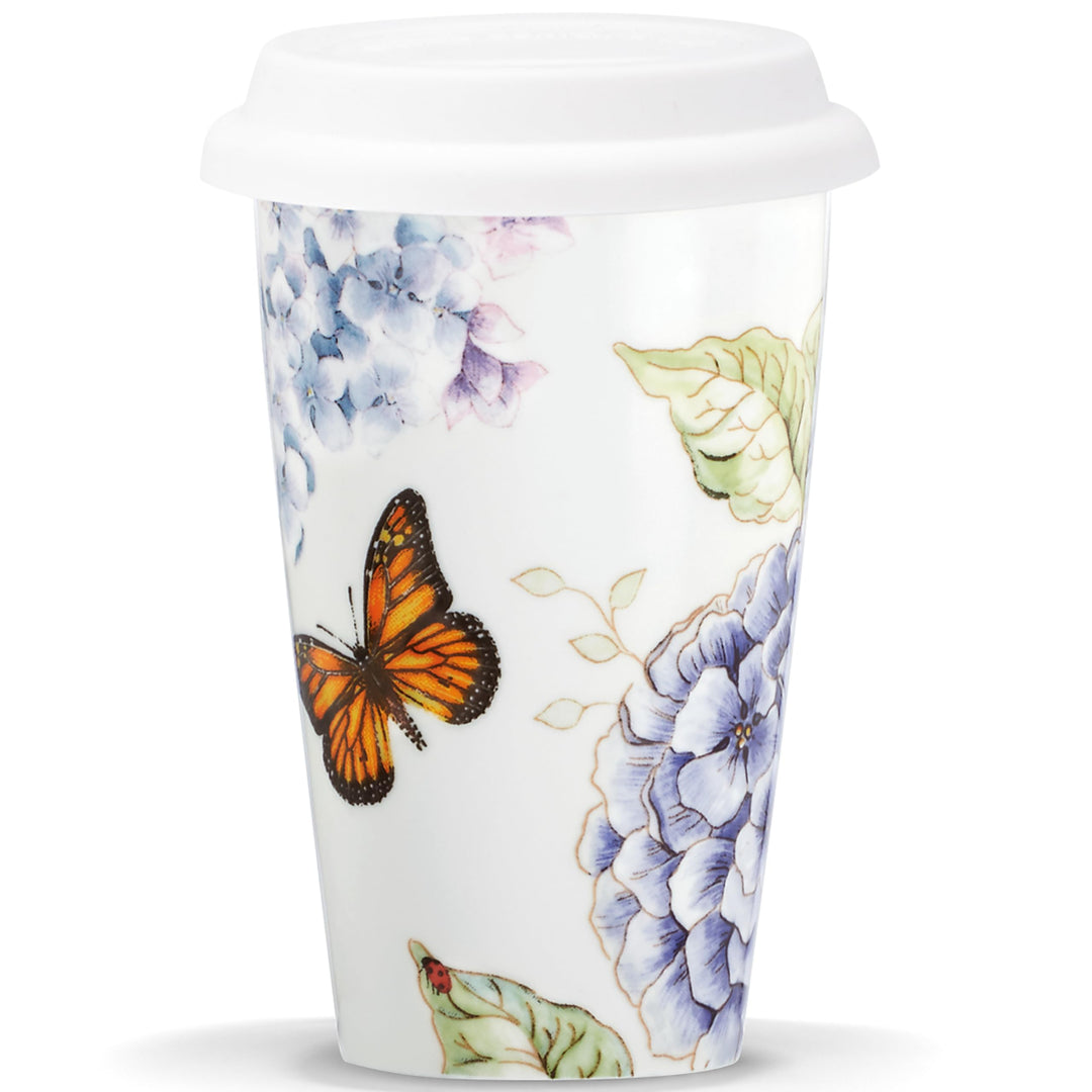 Lenox 846844 Butterfly Meadow Blue Thermal Travel Porce