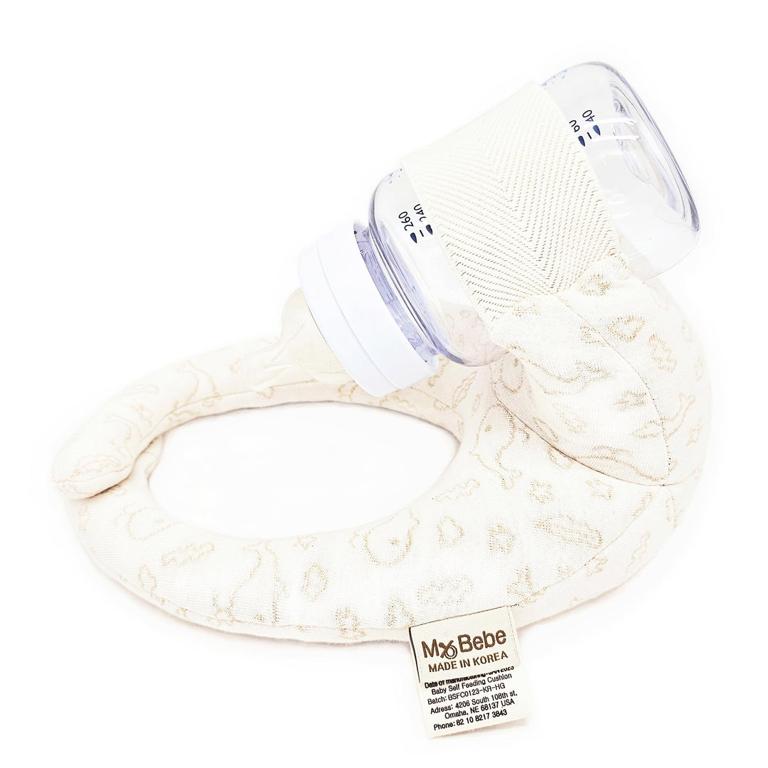 My Bebe Baby Self Feeding Cushion, Baby Self Feeding Pillow, Breast Feeding Pillow, Baby Feeding Bottle Holder, Baby Organic Cotton