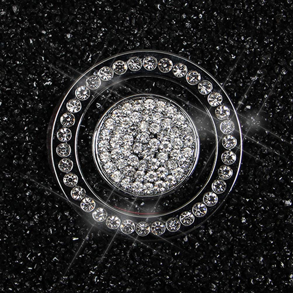 Gear Shift Knob Bling Crystal Shiny Diamond Accessory Interior Sticker Compatible for Land Rover