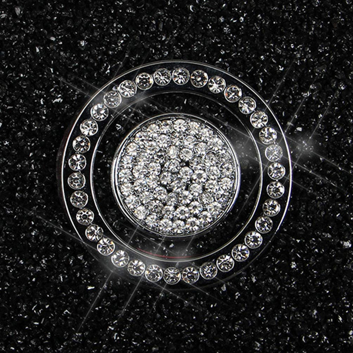 Gear Shift Knob Bling Crystal Shiny Diamond Accessory Interior Sticker Compatible for Land Rover