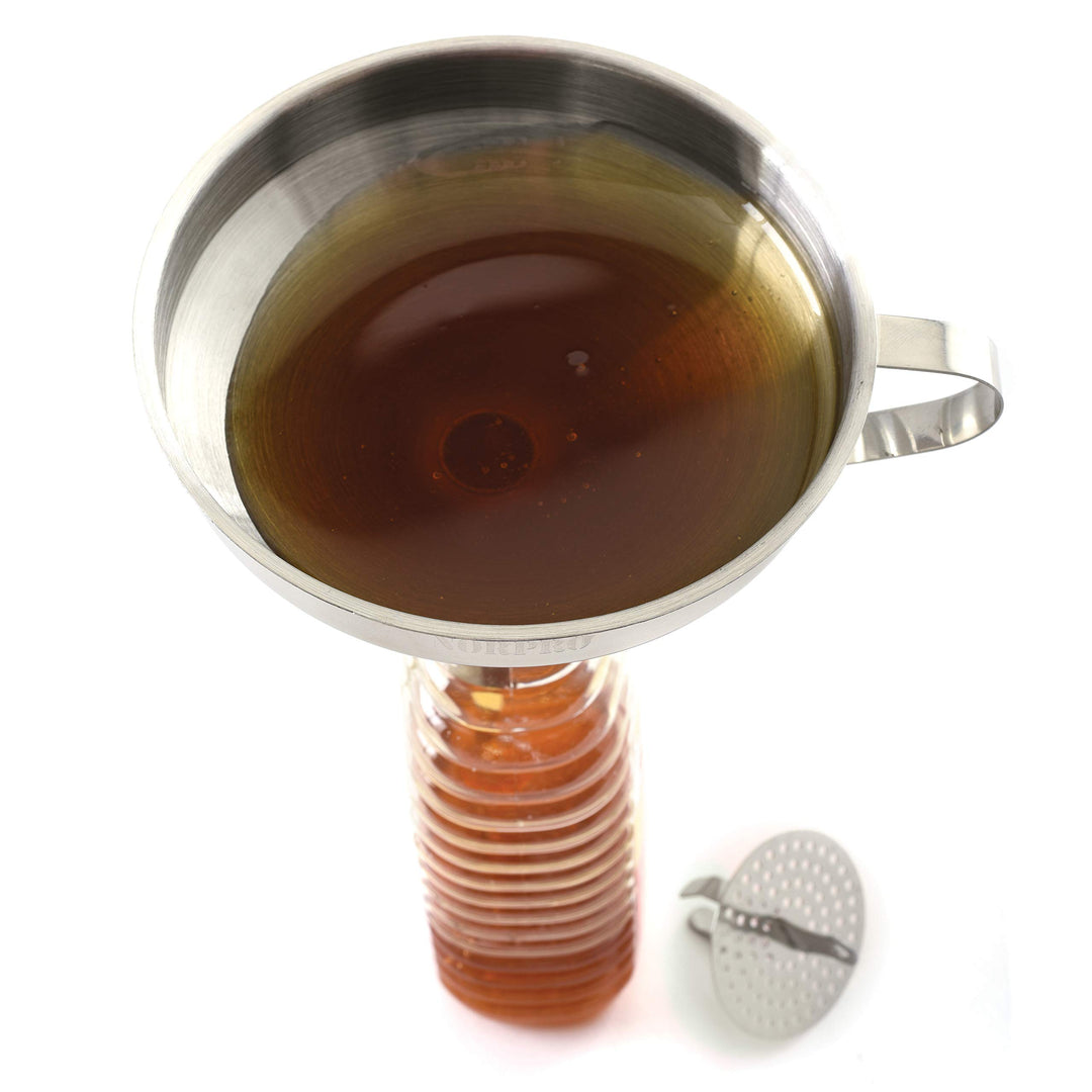 Norpro 5-Inch Stainless Steel Funnel with Detachable St