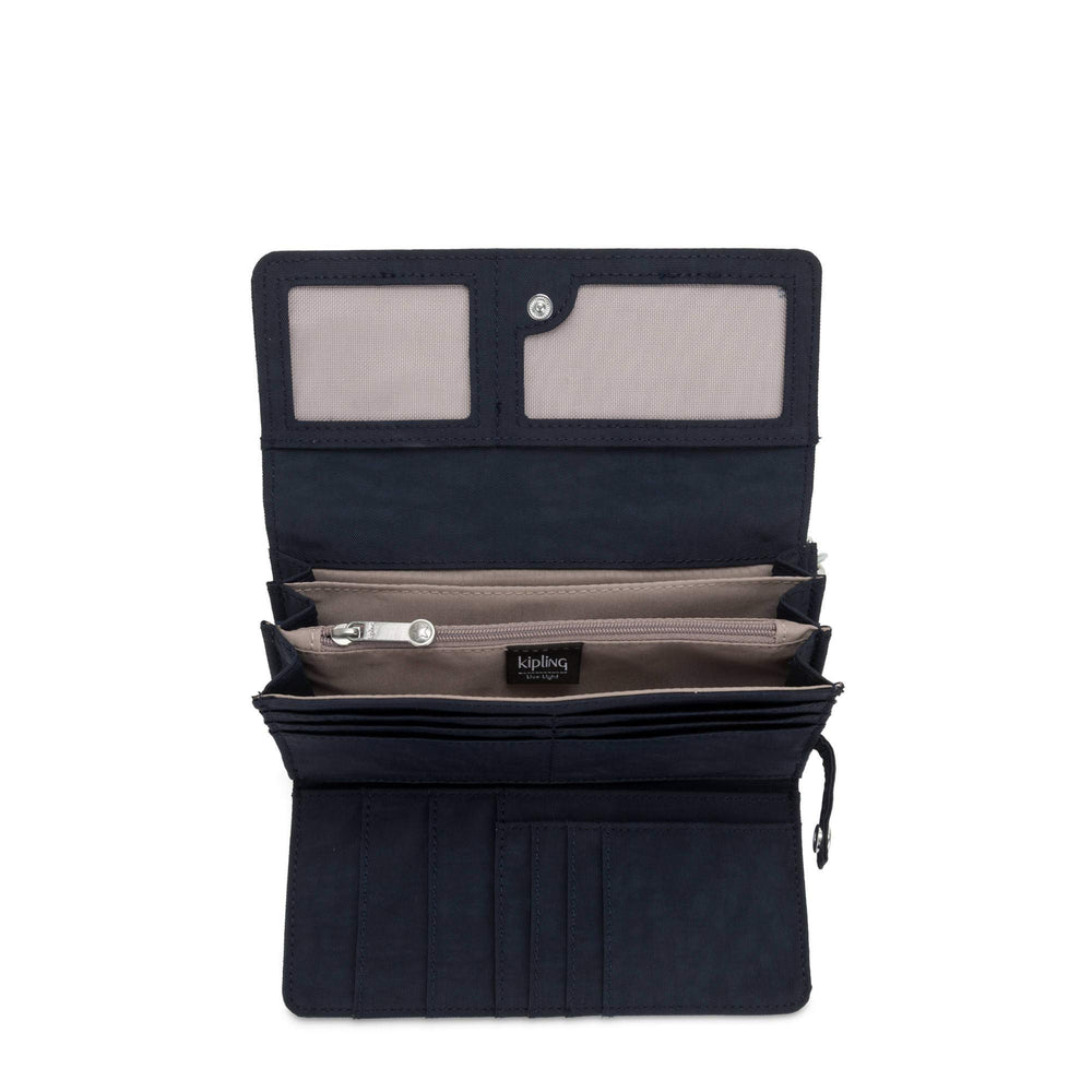 Rubi Large Wristlet Wallet True Blue Tonal