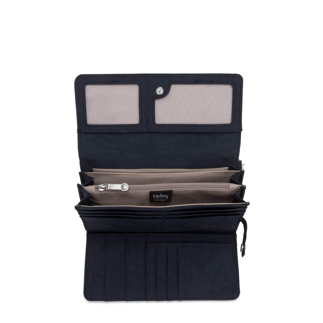 Rubi Large Wristlet Wallet True Blue Tonal
