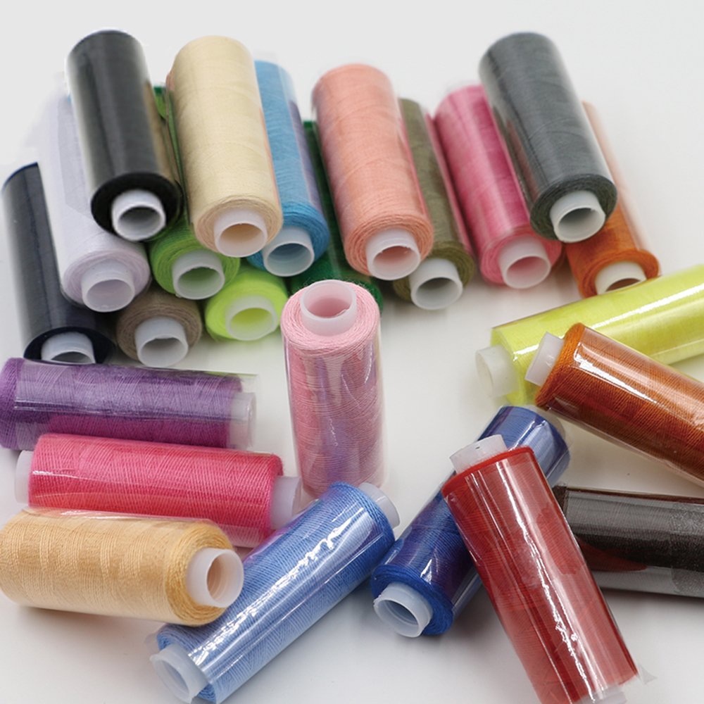 Sewing Kit Box Basket, Wooden Hand Home Sewing Repair Tool Kit, Beginner Universal Sew Kit Accessories for Women, Men, Adults, Girls, Kids (Retro Dandelion)