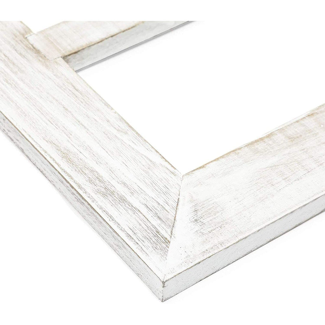 White Window Frame Farmhouse Wall Decor (11 x 15 Inches, 2 Pack)