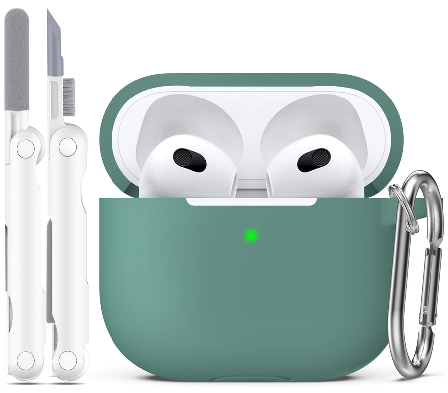 R-fun Compatible with AirPods 3 Case Cover, Silicone Pr