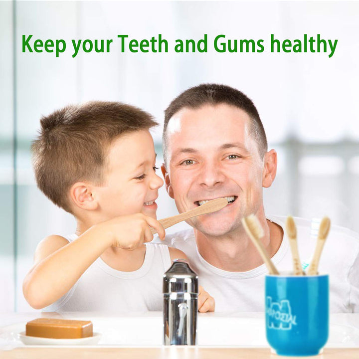 Bamboo Toothbrushes Biodegradable Eco Friendly - Natura