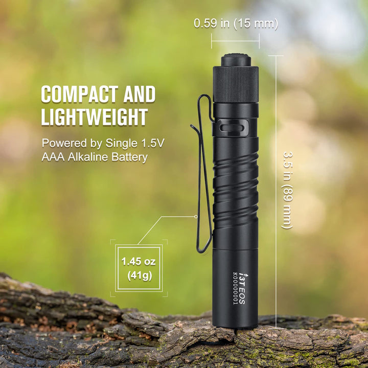 OLIGHT I3T EOS 180 Lumens Dual-Output Slim EDC Flashlig