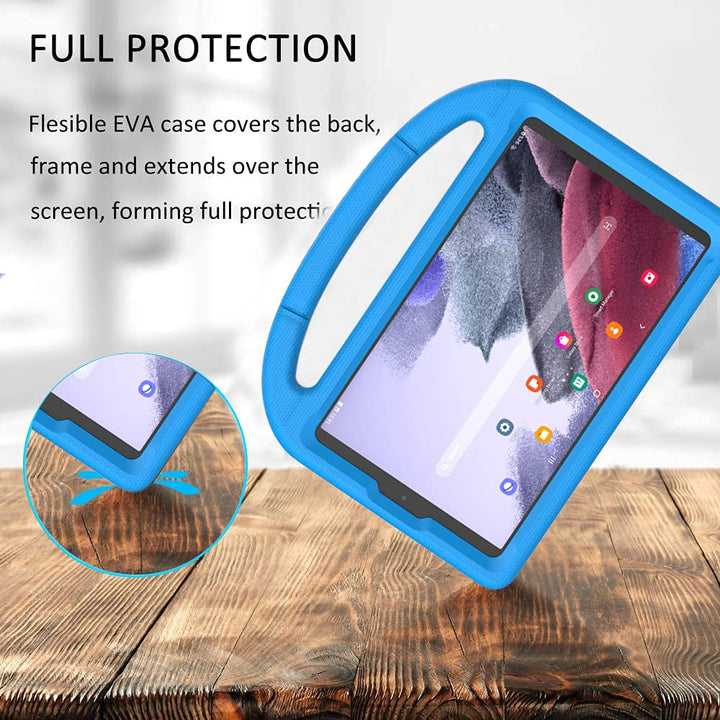 DJ&amp;RPPQ Kids Case for Samsung Galaxy Tab A7 Lite 8.7 Inch 2021, Lightweight Shockproof Kid-Proof Cute Cover with Handle Kickstand for Galaxy Tab A7 Lite 8.7 Inch (SM-T220/T225/T227)-Blue