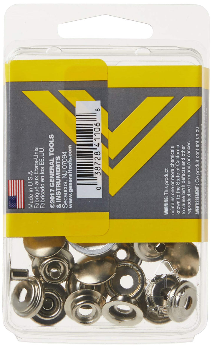 1265 Snap Fastener Kit with 6 Fasteners