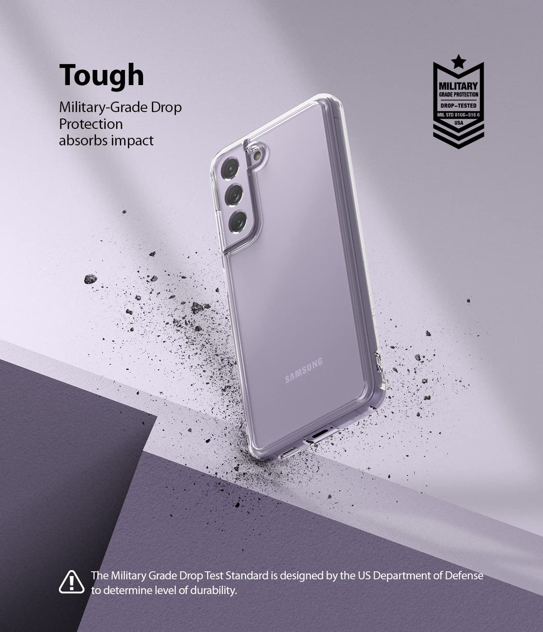 Fusion [Always Look Classy] Compatible with Samsung Galaxy S21 FE Case, UV Coating for Scratch &amp; Discoloration Resistant, Shockproof Air Pockets - Clear