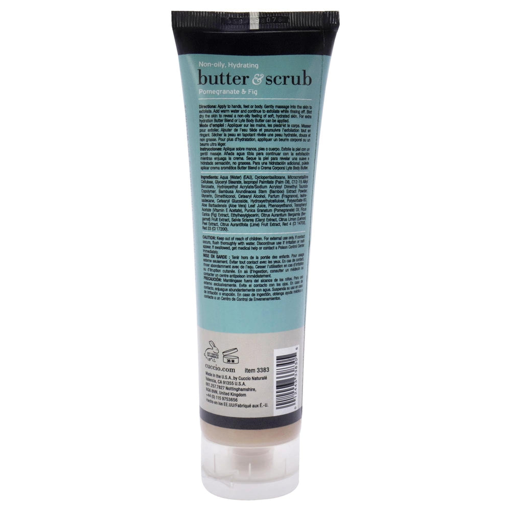 Cuccio Pomegranate & Fig Butter & Scrub 4 oz.