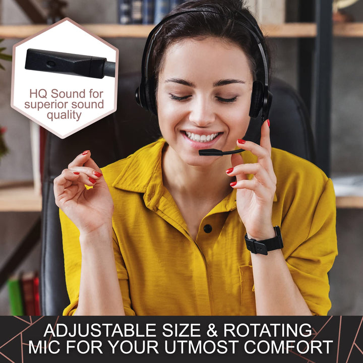 Sonitum Headset with Microphone - Noise Canceling Compu