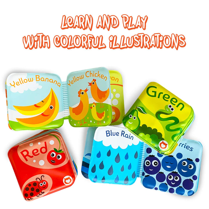 BabyBibi Floating Baby Bath Books for Baby. Kids Learni