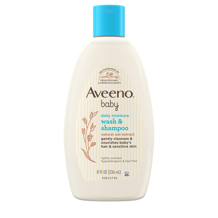 Wash And Shampoo, 8 oz by Aveeno