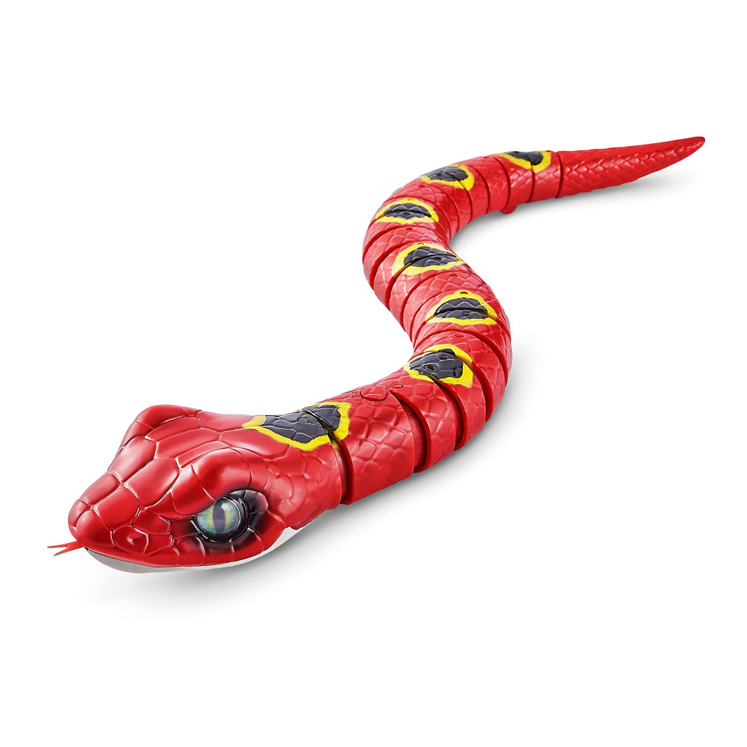 Robo Alive Slithering Snake Series 3 Red by ZURU Batter