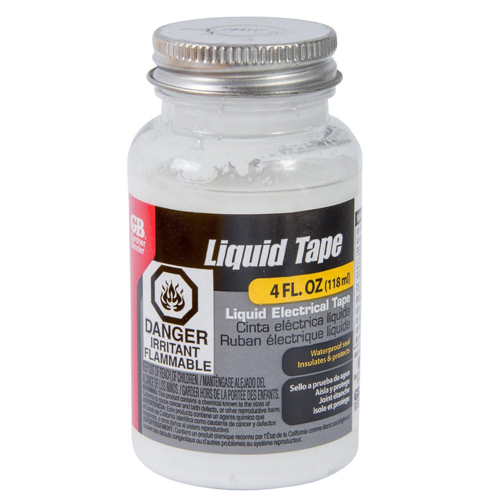 LTW-400 4OZ WHT LIQ Elec Tape, 4 Oz Bottle, White, 4 Fl Oz