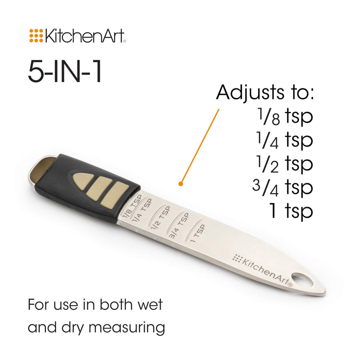 Kitchen Art 50010 Pro Adjust-A-Teaspoon, Satin