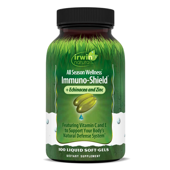 Immuno-Shield All Season Wellness for Body&#39;s Natural Defense System - 100 Liquid Softgels