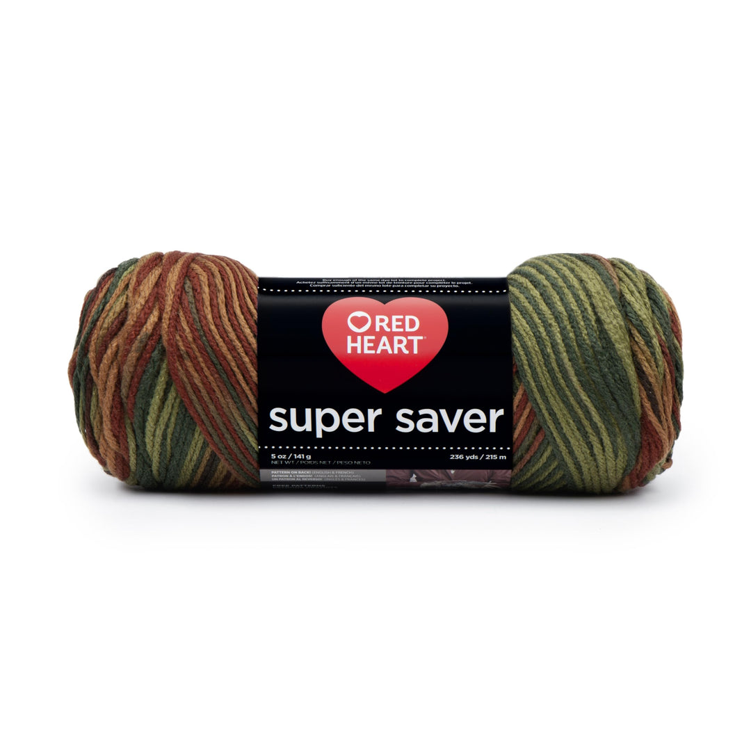 RED HEART Super Saver Yarn, Print-Fall