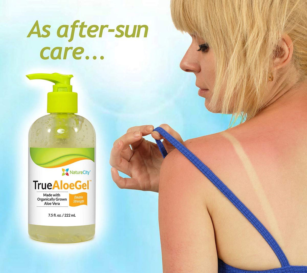 NatureCity Double Strength Topical Aloe Vera Gel - Made