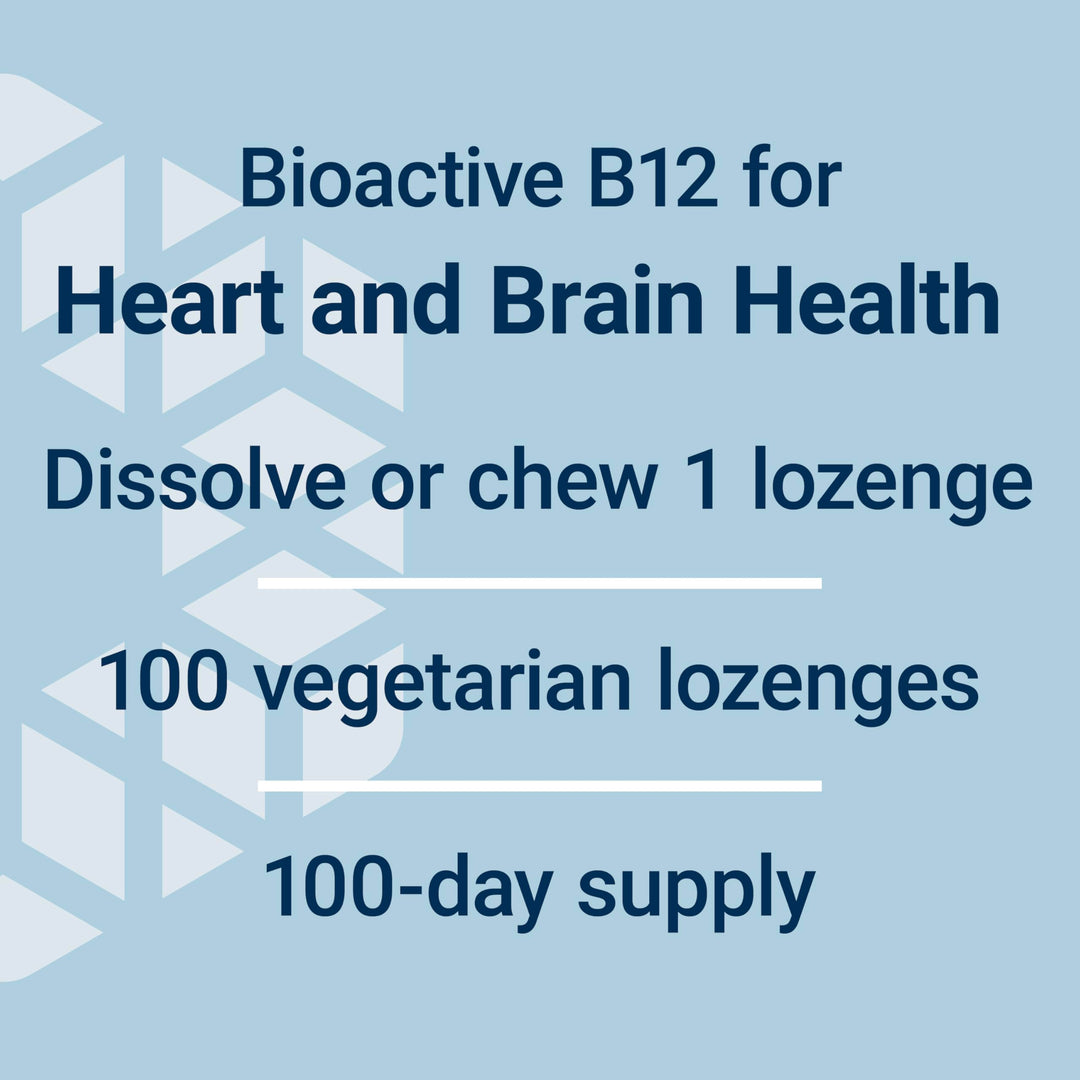 Vitamin B12 Methylcobalamin 500mcg - Vitamin B12 Supplement for General Energy and Brain Health - Sugar Free Vegetarian Lozenges Dissolve in Your Mouth - Once Daily - 100 Count