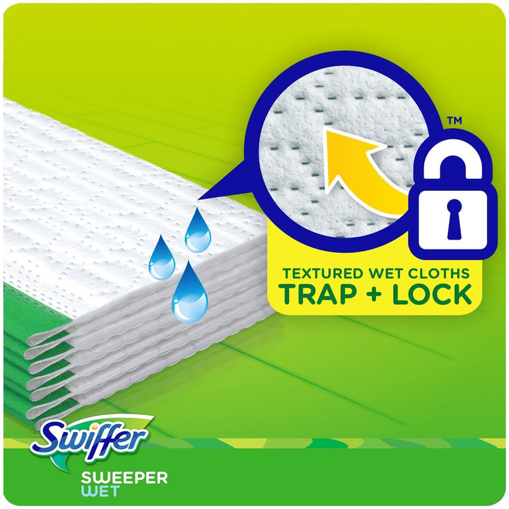 Swiffer PG-3231 Sweeper Wet Mopping Cloth Refill - Open