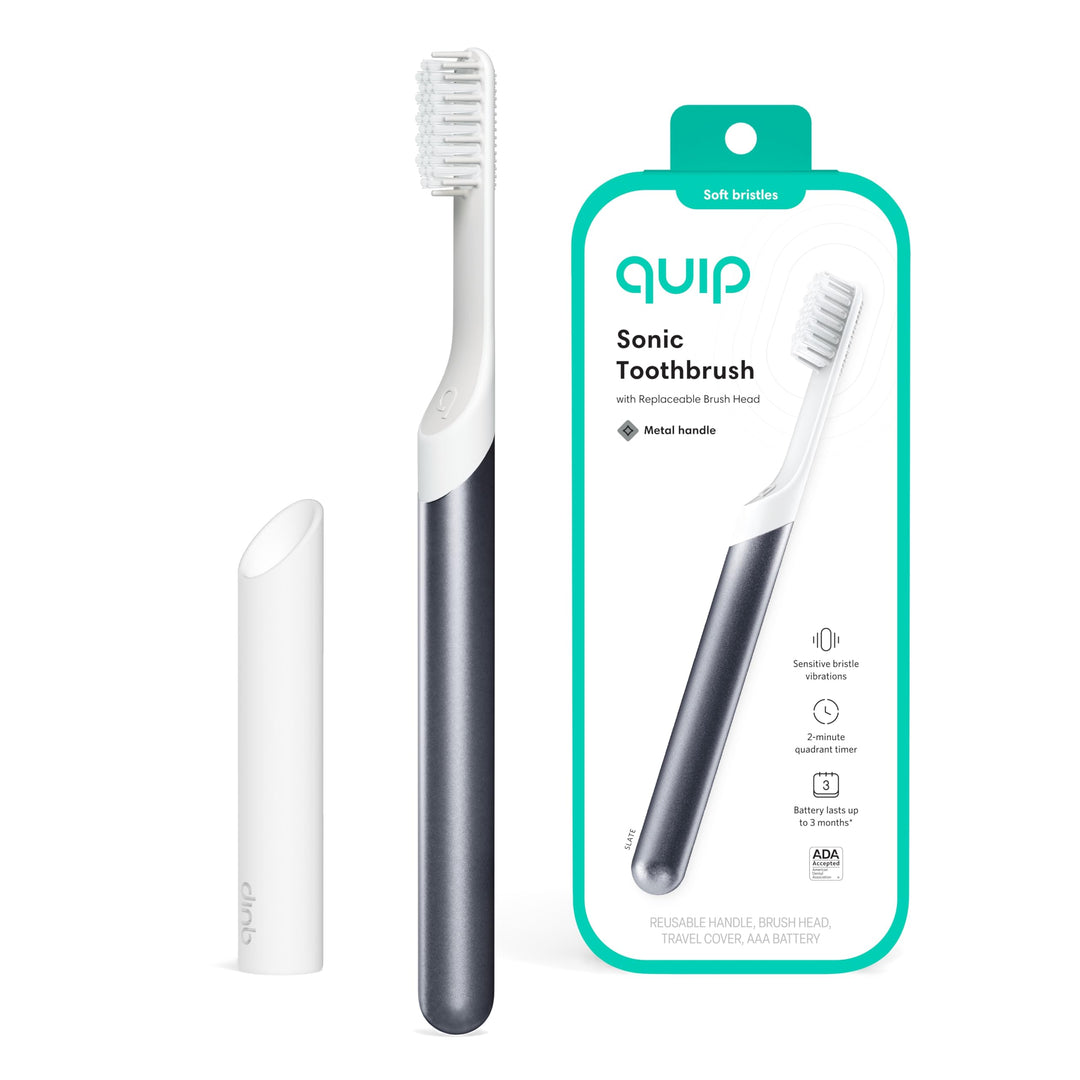 Quip Sonic Toothbrush for Adults - Timed Electric Tooth