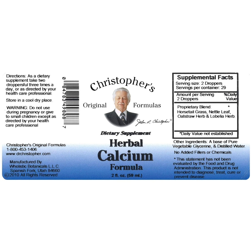 Christopher's Original Formulas Herbal Calcium Extr