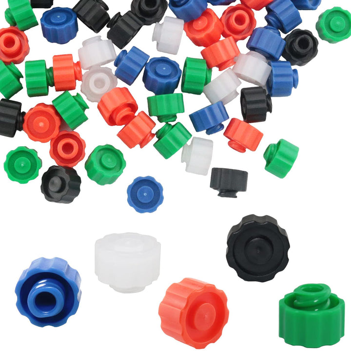 Syringe Tip Cap ITROLLE 100PCS Mixed Color Medicina Ora