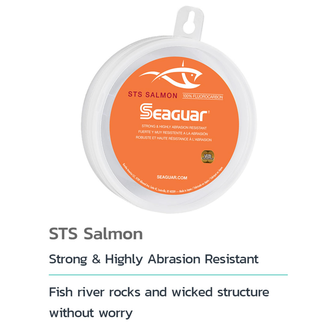 Seaguar STS Salmon 100% Fluorocarbon Fishing Line 50lbs