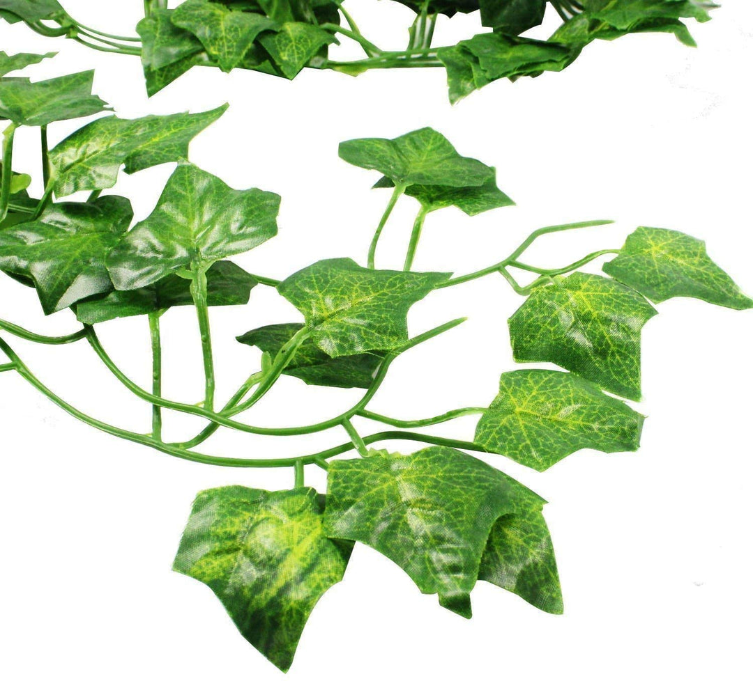 Fake Ivy Leaves Artificial Ivy Greenery Vines for Room Decor Leaves Room Decor Fake Leaves Ivy Eucalyptus Garland Faux Vines Wedding Decor (24 Strands of Ivy)