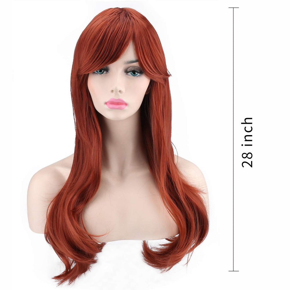 AKStore Women's Heat Resistant 28-Inch 70cm Long Cu