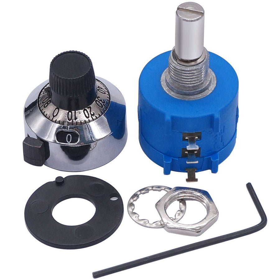 Taiss 3590S-2-104L 100k Potentiometer 10-Turn Rotary Wi