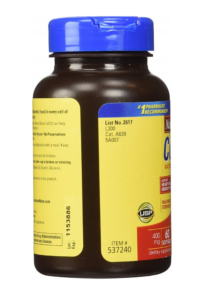 CoQ10 Coenzyme Q10 400 mg - 60 Softgels