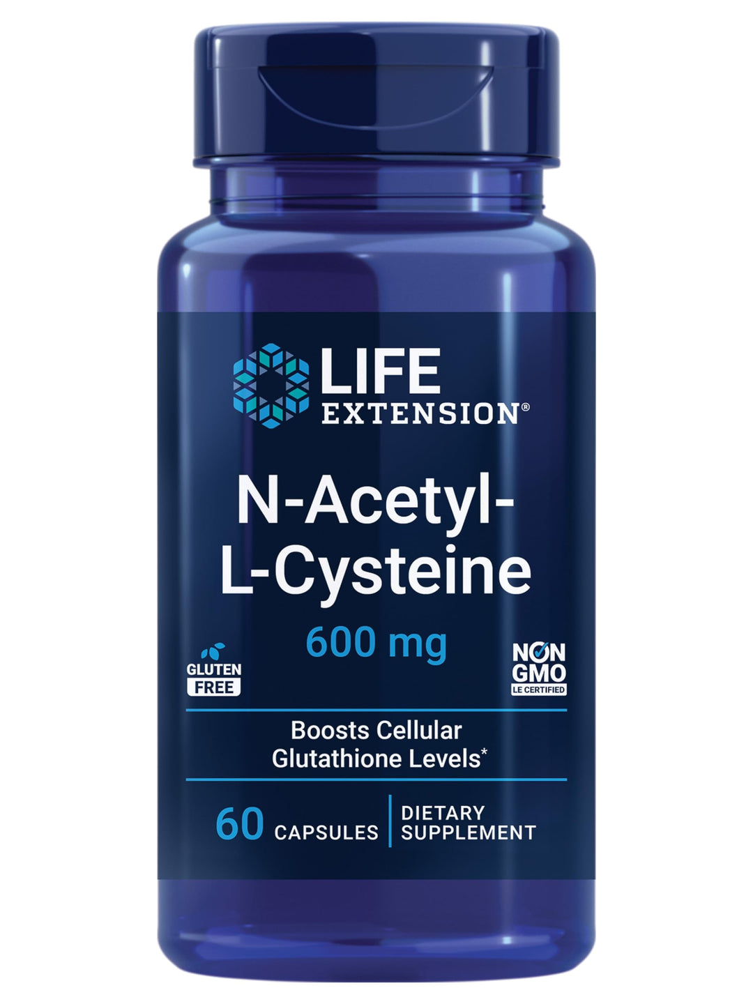 N-Acetyl-L-Cysteine 600 Mg 60 Vegetarian Capsules