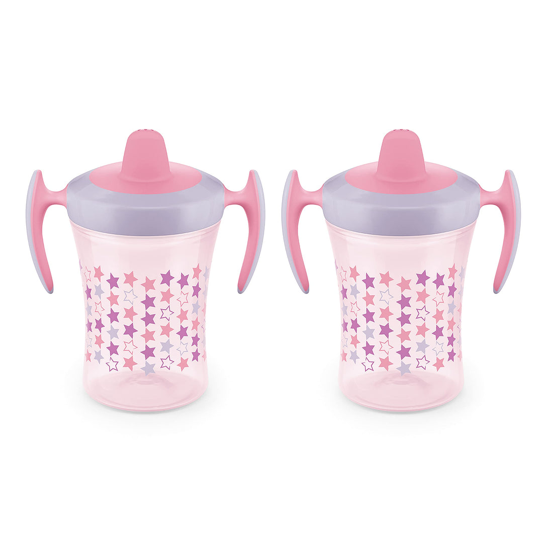 Evolution Soft Spout Learner Cup, 8 oz, 2-Pack – BPA Free, Spill Proof Sippy Cup