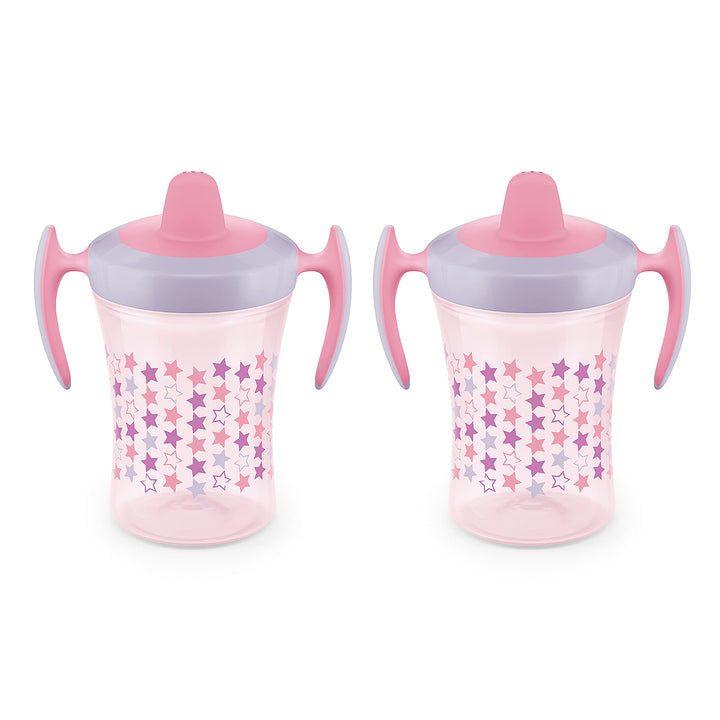 Evolution Soft Spout Learner Cup, 8 oz, 2-Pack – BPA Free, Spill Proof Sippy Cup