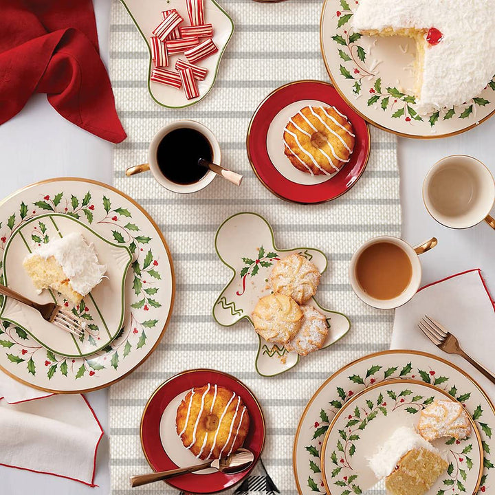 Merry Christmas Tree Table Runner 13x72 Inches, Stripe Winter Holiday Indoor Outdoor Table Decoration for Home