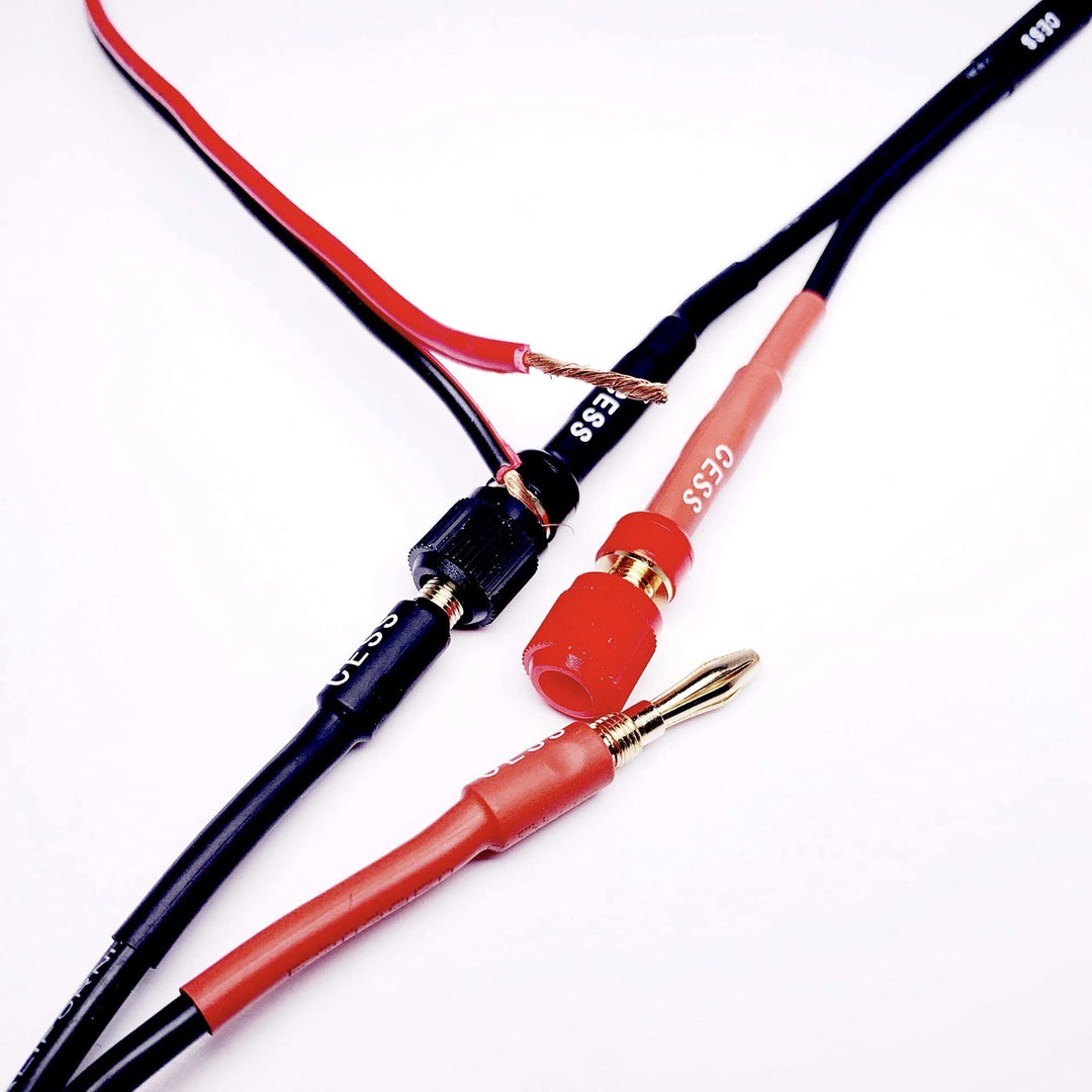 CESS-030-1f Banana Plug to Binding Post &amp; Banan