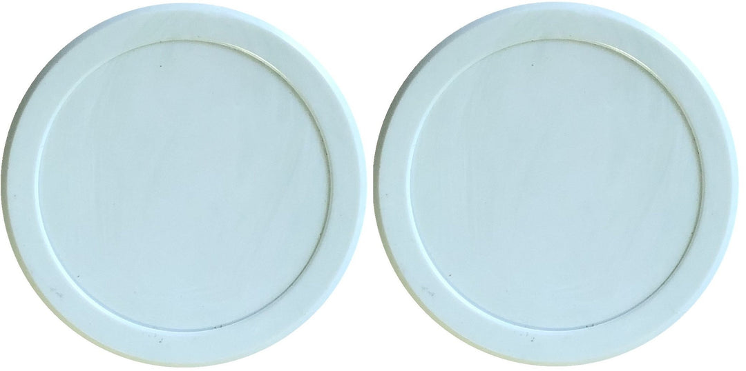 Air Hockey Pucks Set - Includes 2 Airhockey Pucks (White 2 1/2)
