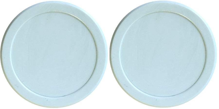 Air Hockey Pucks Set - Includes 2 Airhockey Pucks (White 2 1/2)