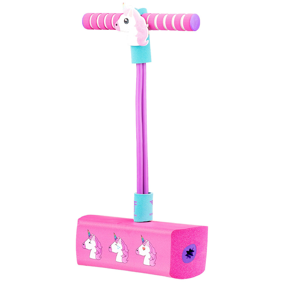 My First Foam Pogo Jumper for Kids Fun and Safe Pogo Stick for Toddlers, Durable Foam and Bungee Jumper for Ages 3 and up, Supports up to 250lbs (Unicorn)