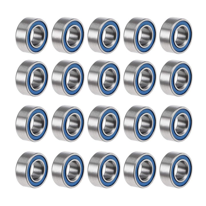 uxcell MR105-2RS Deep Groove Ball Bearings 5mm Inner Di