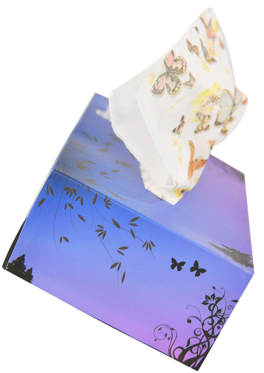 HOME-X Box of Novelty Tissues, Colorful Facial Tissue B