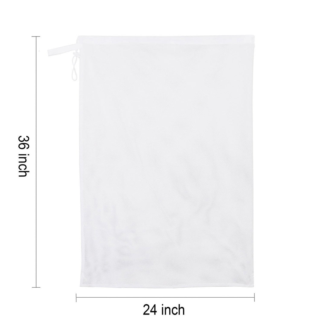 Mesh Laundry Bag With Drawstring For Delicates, Washing
