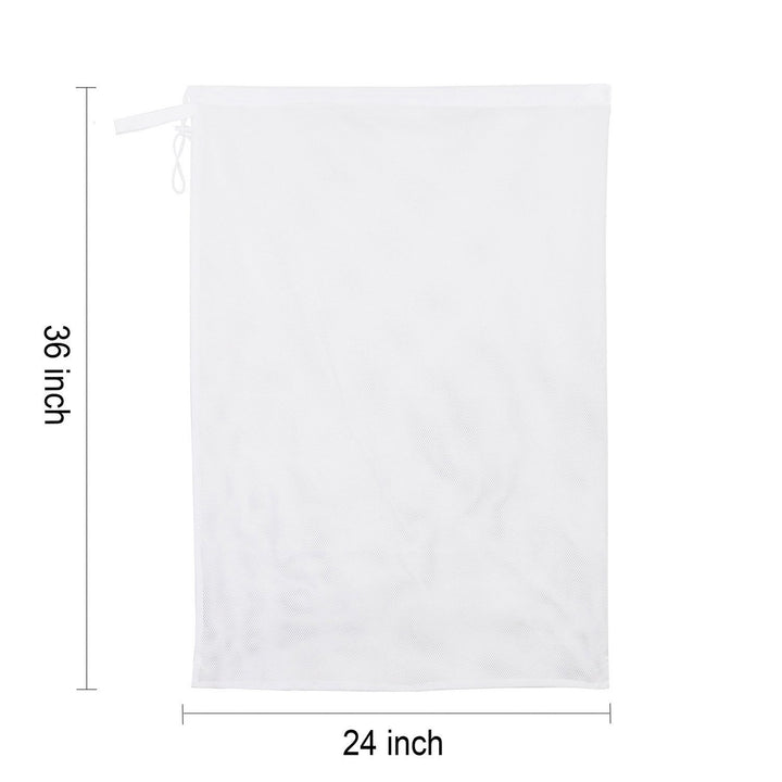 Mesh Laundry Bag With Drawstring For Delicates, Washing