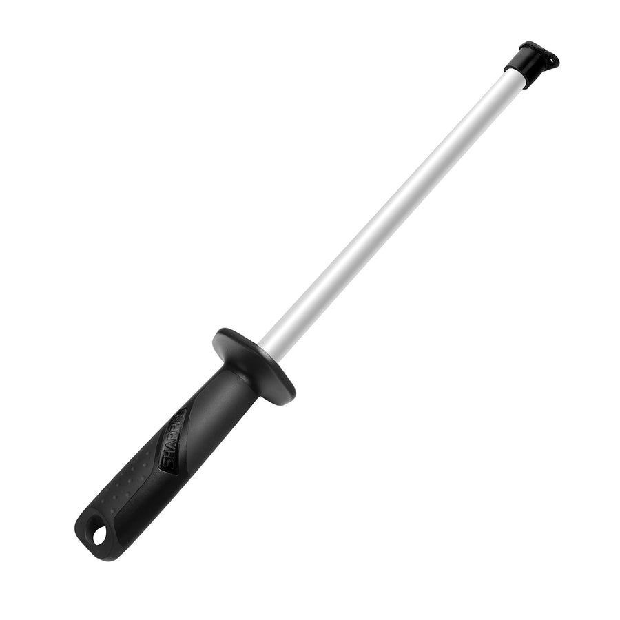 118N Professional Ceramic Sharpening Fine Honing Rod Steel Kitchen Knife Sharpener Stick, With Anti-Breaking Cap