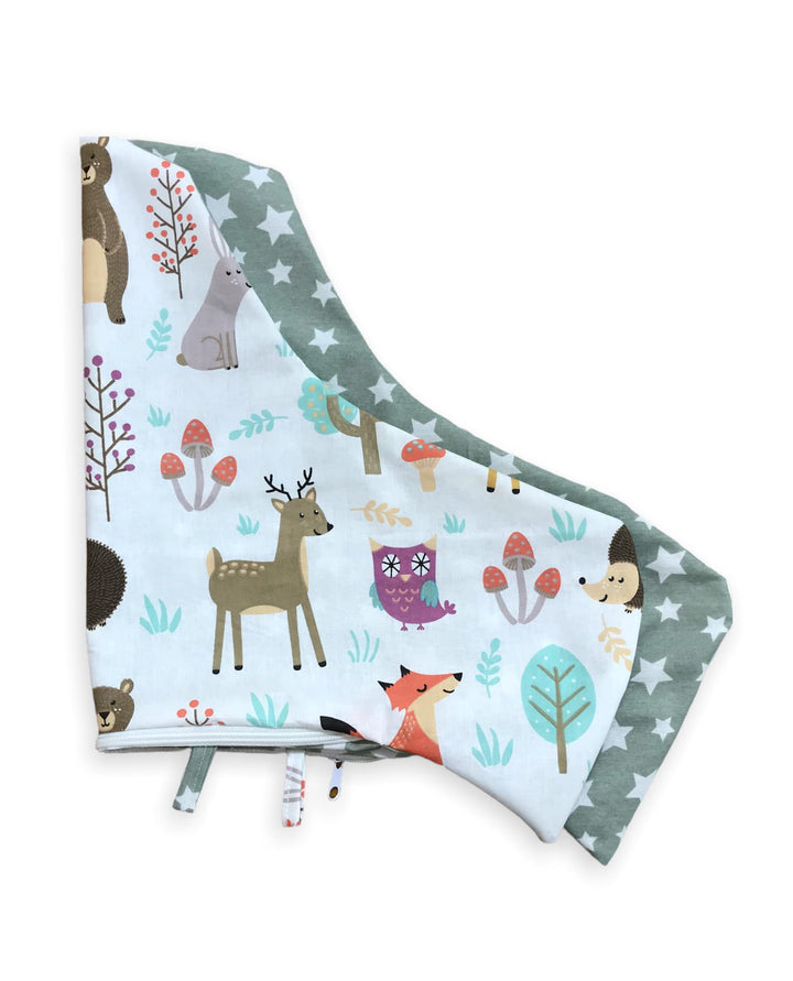 High Chair Cover for IKEA Antilop High Chair,Cotton Cover for Inflatable Cushion, Cushion Cover for High Chairs for Babies and Toddlers, High Chair Accessories, It is Only Cover! (Nature Green)
