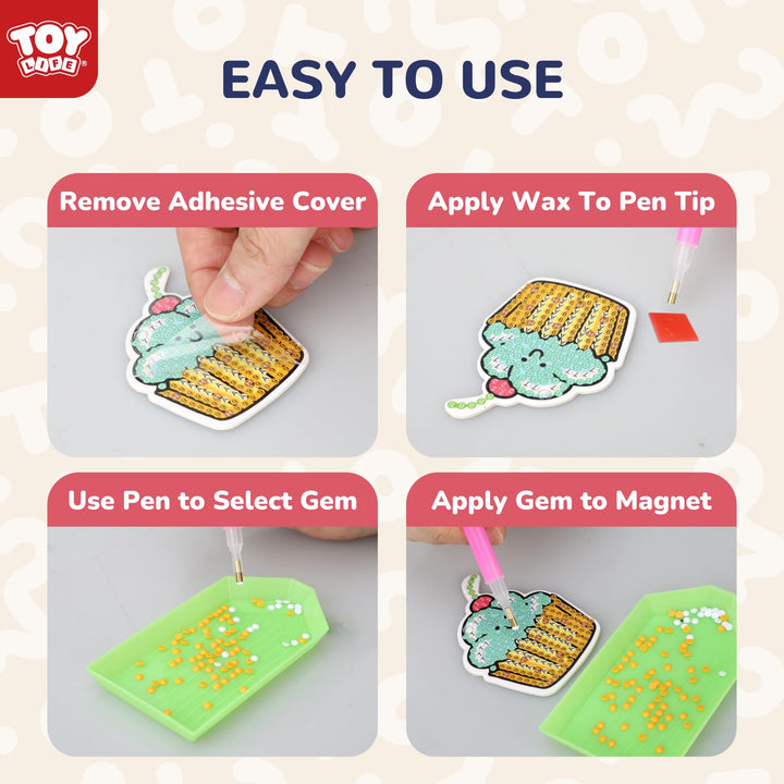 Diamond Painting Kits for Kids, Diamond Art for Kids, 26pcs Diamond Painting Stickers, Gem Sticker, Gem Art and Craft Kits for Kids, Unicorn Diamond Painting for Kid